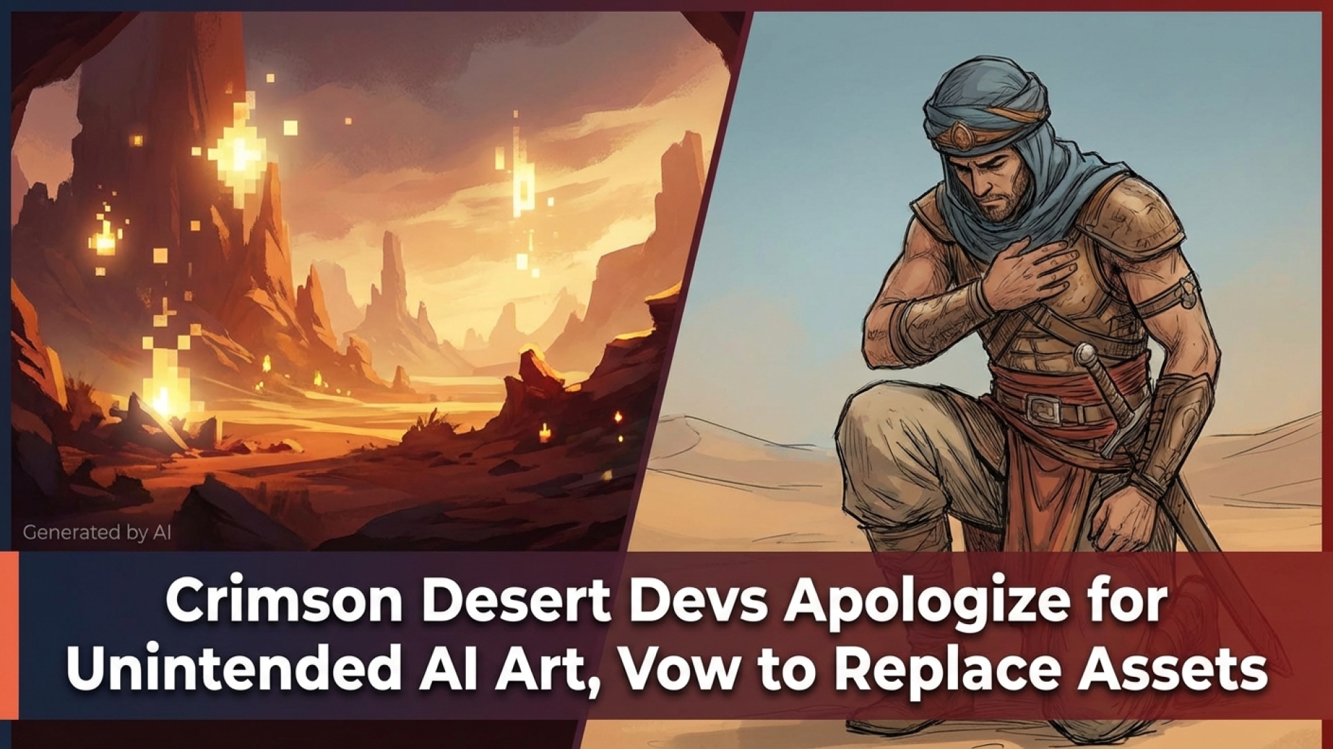Crimson Desert Devs Apologize for Unintended AI Art, Vow to Replace Assets