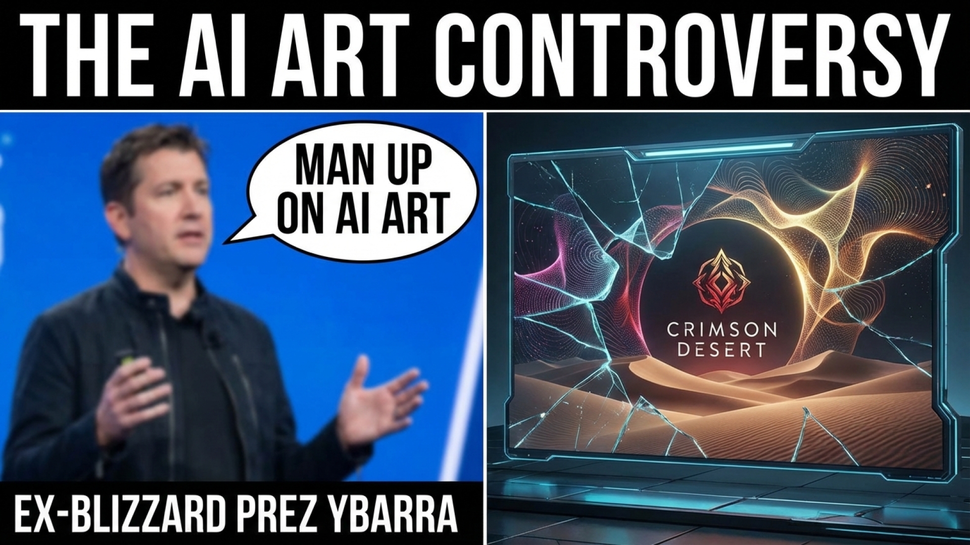 Ex-Blizzard President Mike Ybarra Tells Gamers to ‘Man Up’ Over AI Art Amidst Crimson Desert Controversy