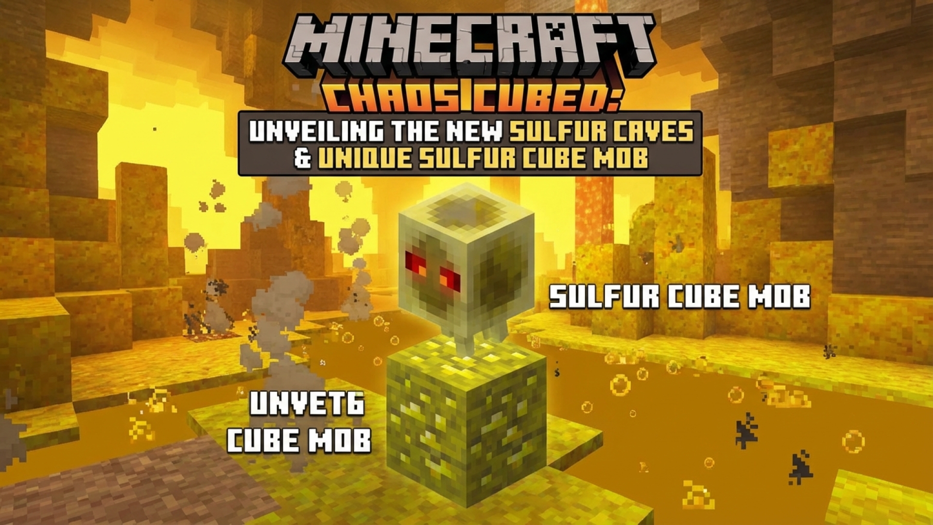 Minecraft Chaos Cubed: Unveiling the New Sulfur Caves and Unique Sulfur Cube Mob