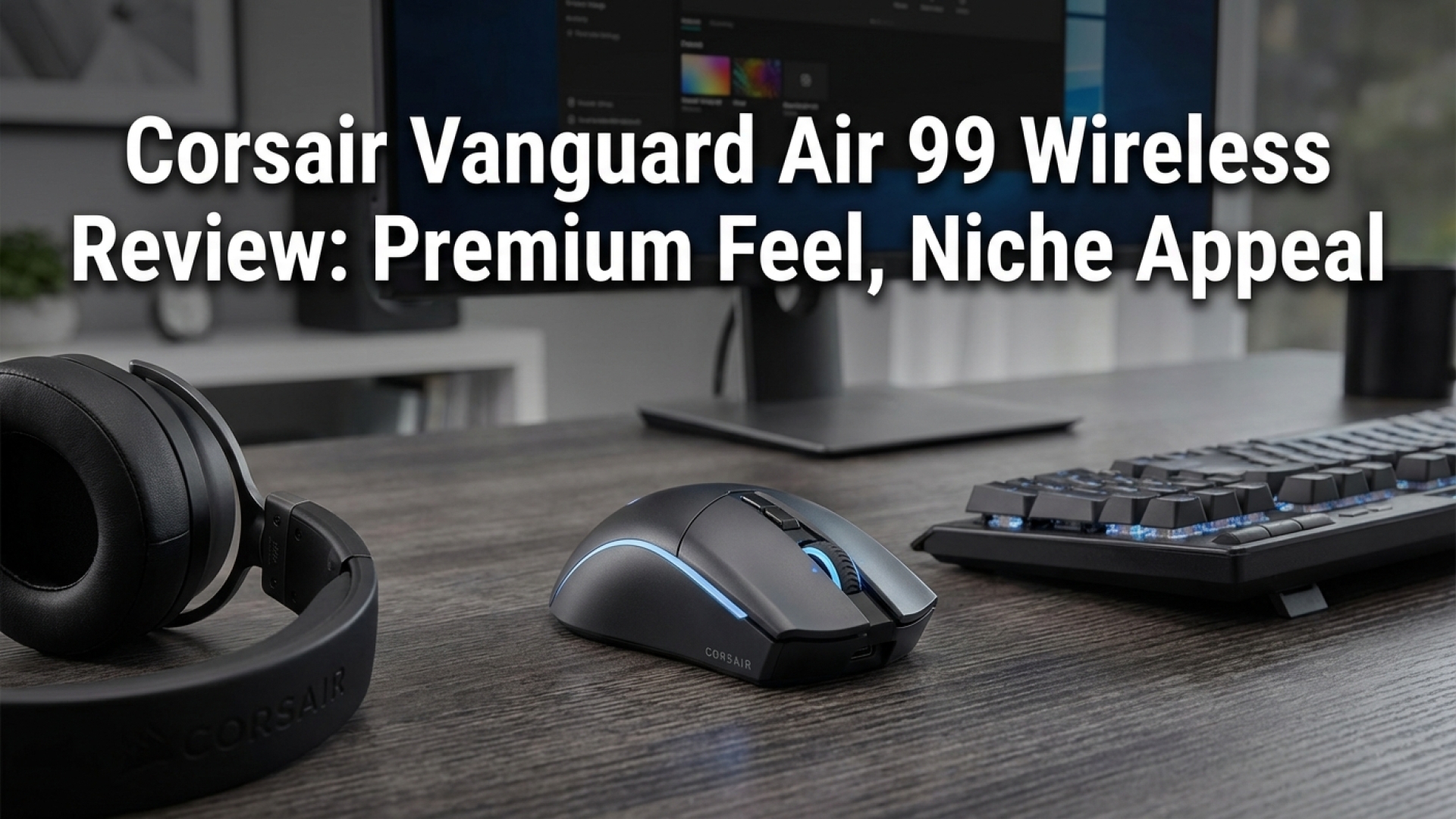 Corsair Vanguard Air 99 Wireless Review: Premium Feel, Niche Appeal