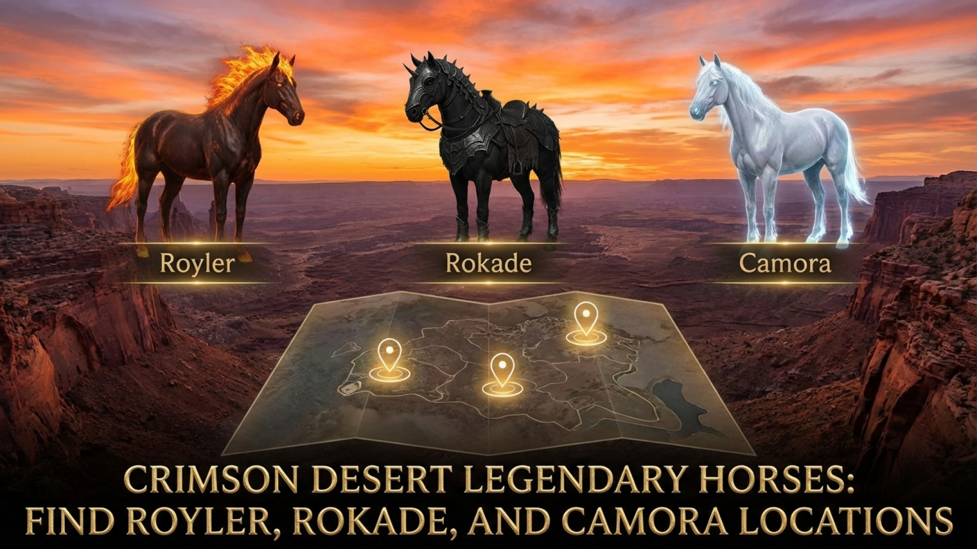 Crimson Desert Legendary Horses: Find Royler, Rokade, and Camora Locations