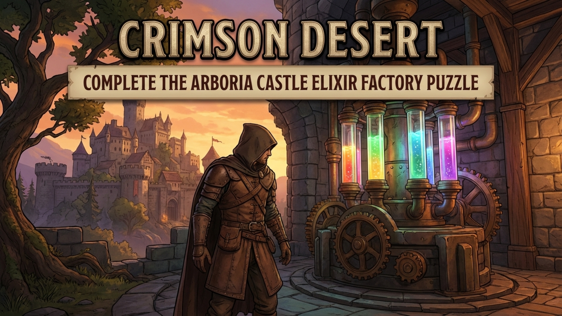 Crimson Desert: Complete the Arboria Castle Elixir Factory Puzzle