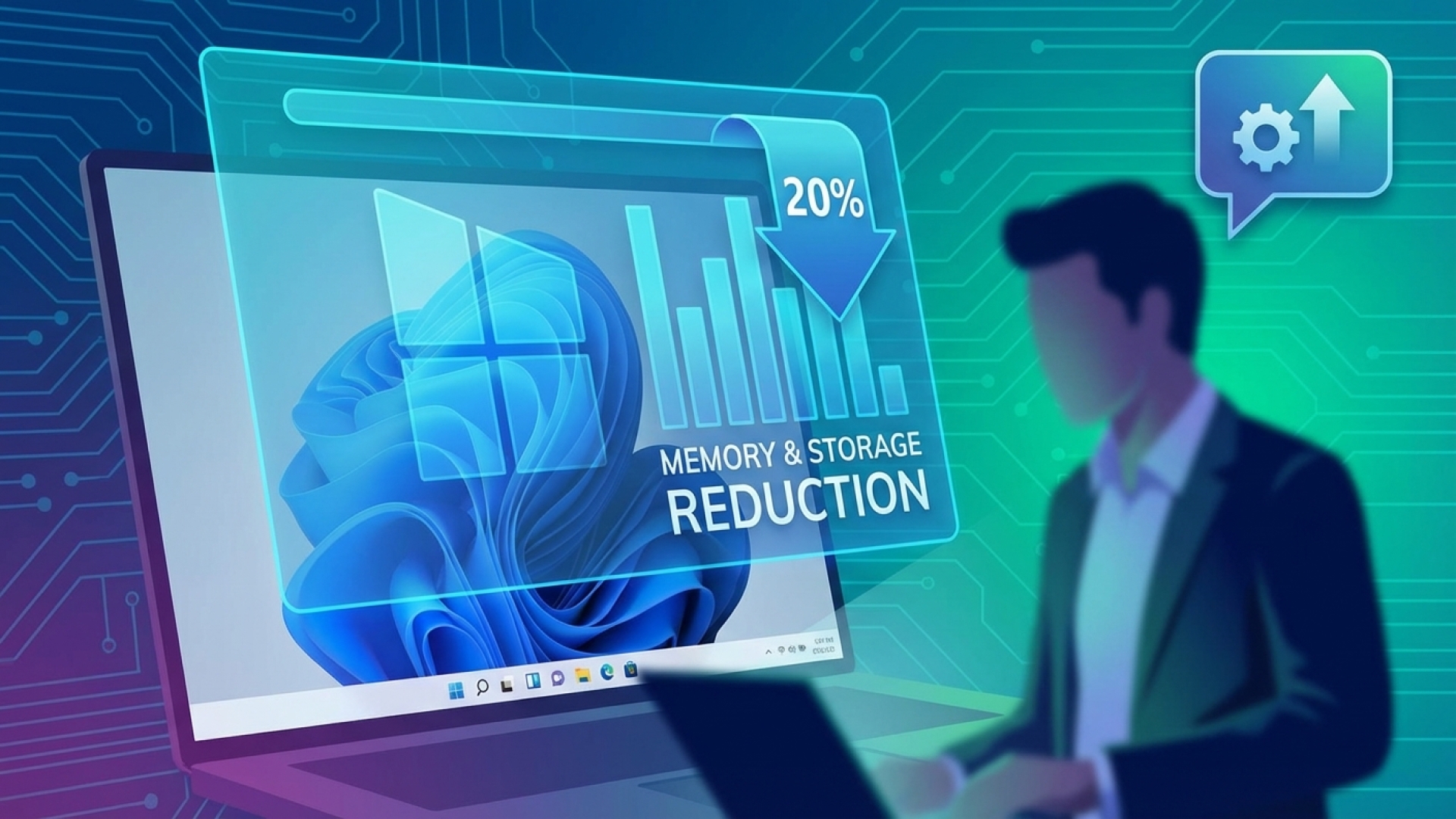 Former Windows Boss Reveals Ambitious 20% Memory and Storage Reduction Plan for Windows 11