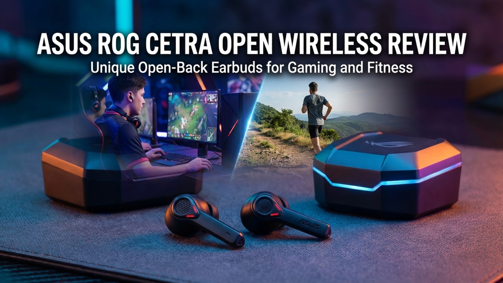 Asus ROG Cetra Open Wireless Review: Unique Open-Back Earbuds for Gaming and Fitness