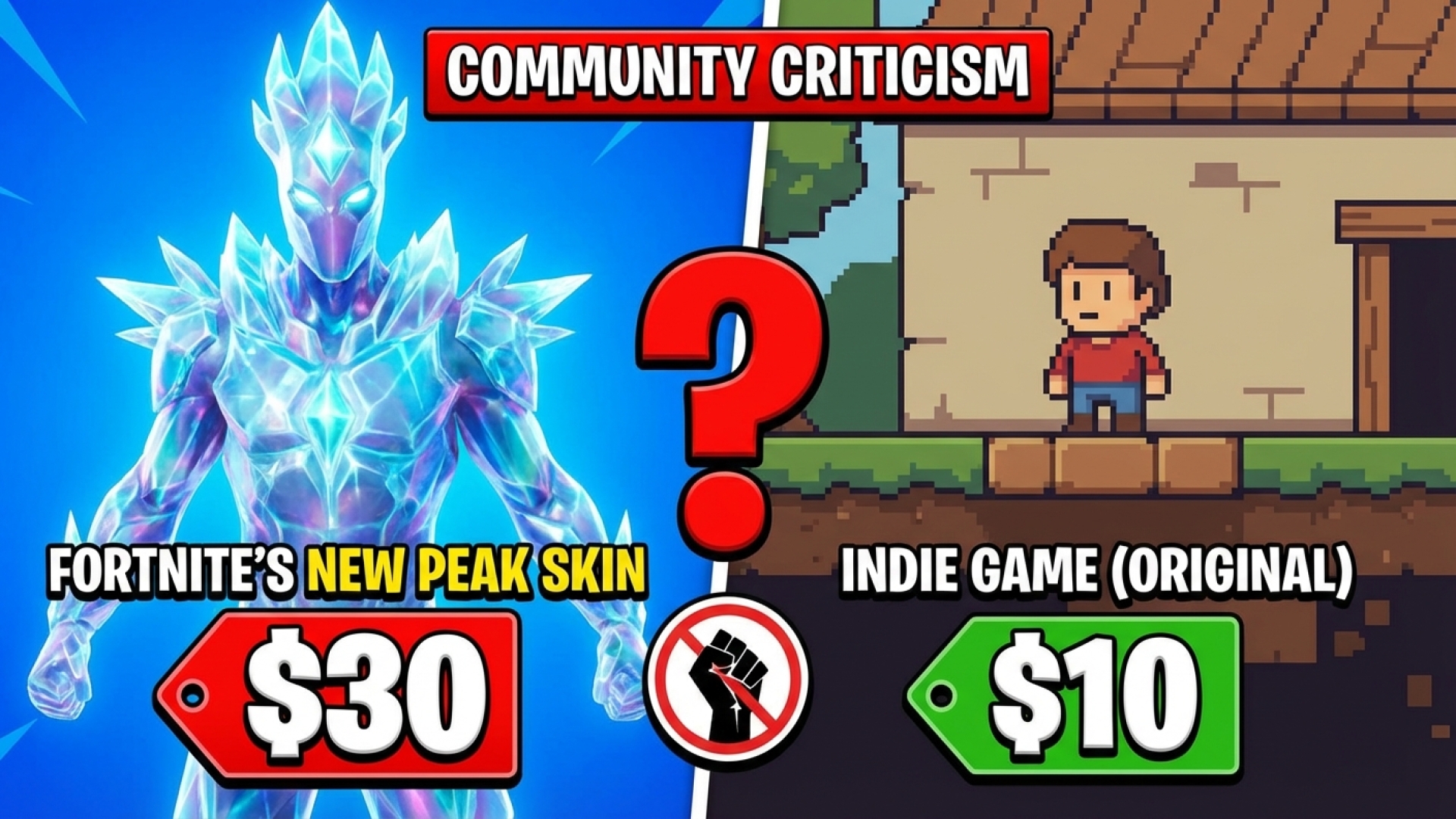 Fortnite’s New Peak Skin Priced Significantly Higher Than the Indie Game It’s Based On, Sparking Criticism