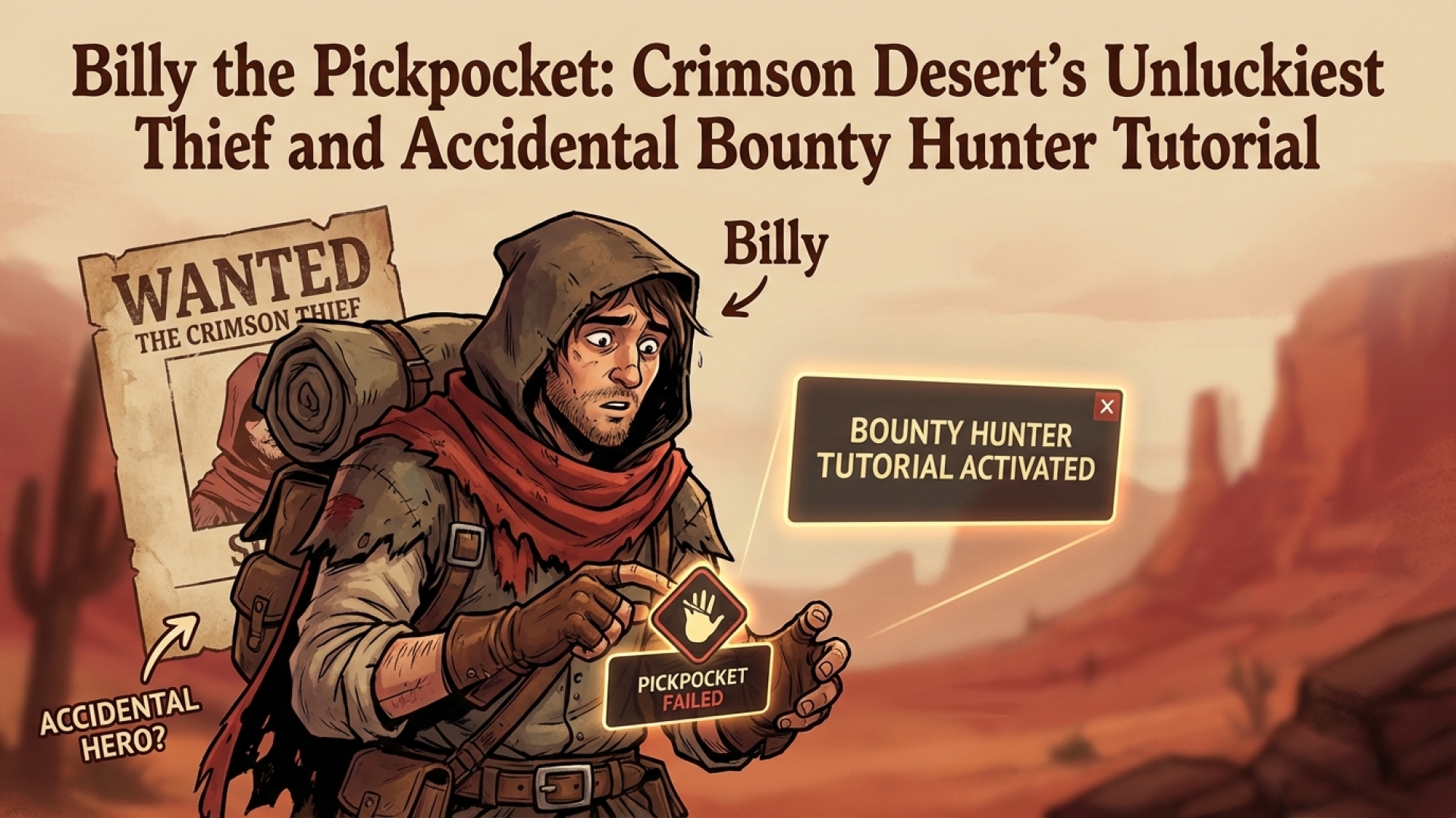 Billy the Pickpocket: Crimson Desert’s Unluckiest Thief and Accidental Bounty Hunter Tutorial