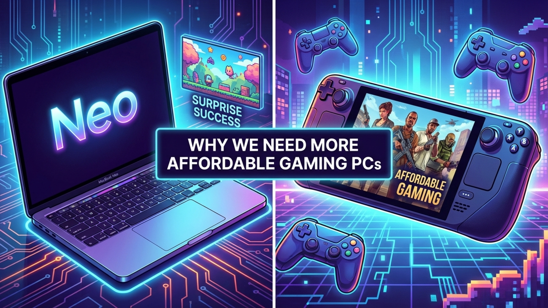 MacBook Neo’s Surprise Success: Why We Need More Affordable Gaming PCs Like the Steam Deck