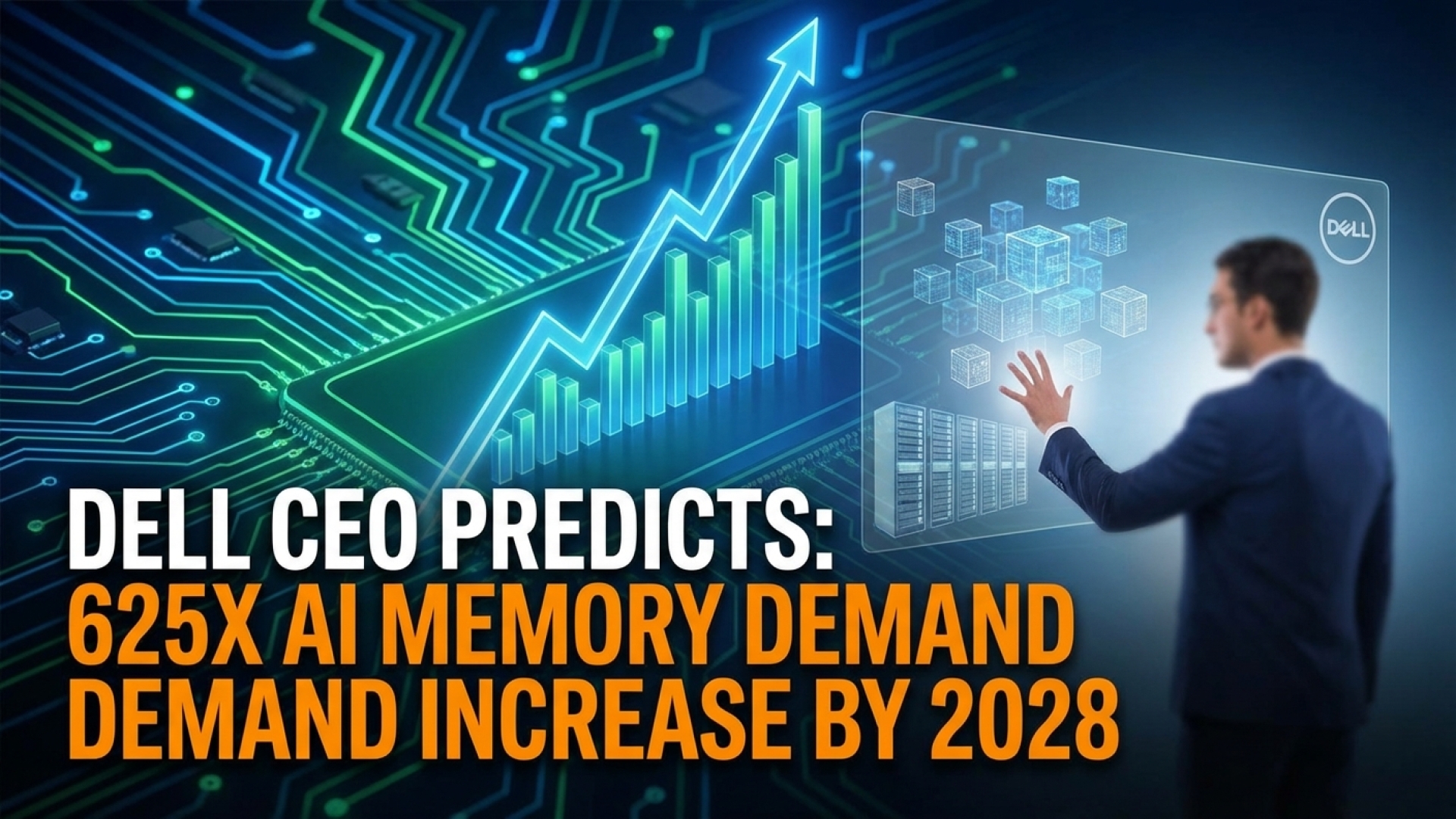 Dell CEO Predicts Staggering 625x Increase in AI Memory Demand by 2028