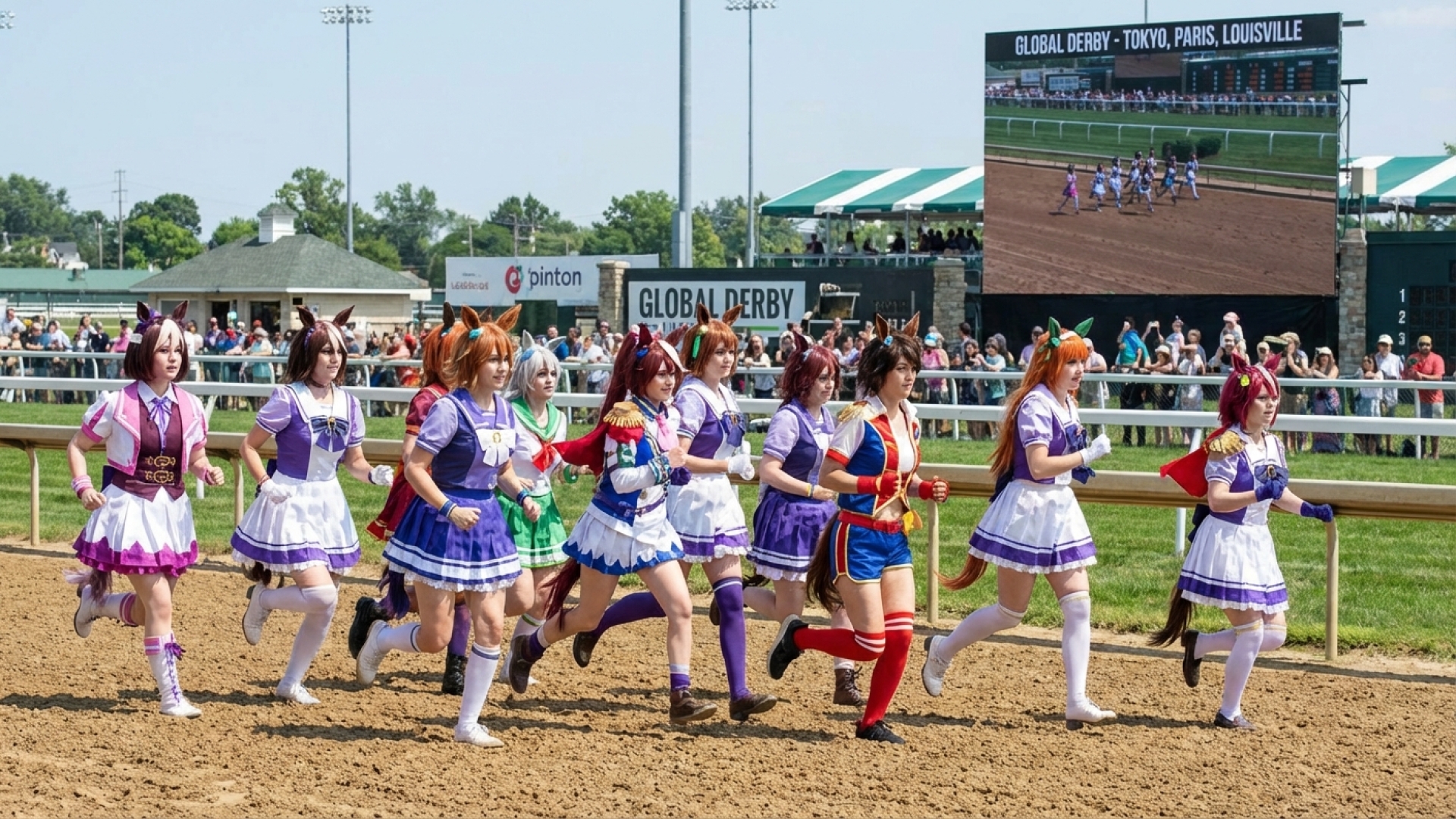 Umamusume Cosplayers Are Racing on Actual Horse Tracks Worldwide