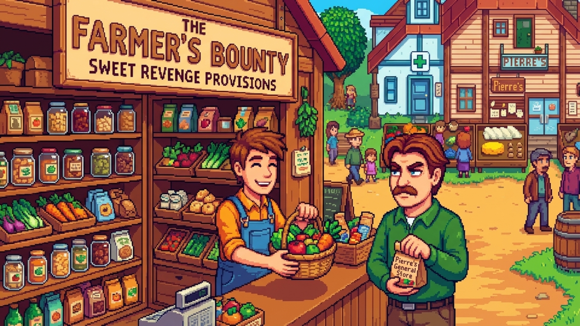 My Sweet Revenge: Opening My Own Stardew Valley Shop and Making Pierre My Customer