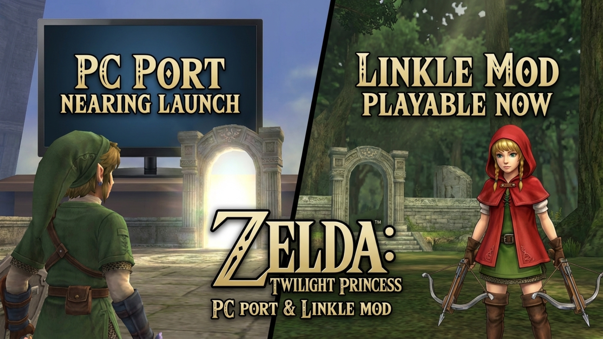 Zelda: Twilight Princess PC Port Nears Launch, Linkle Mod Already Playable