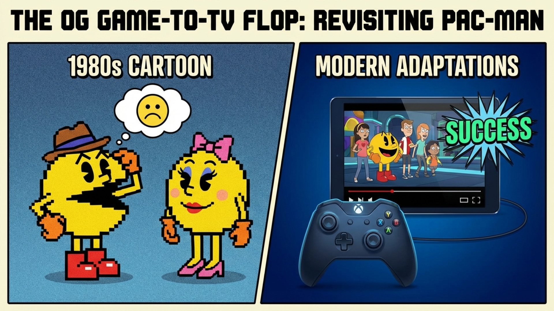 The OG Game-to-TV Flop: Revisiting the 1980s Pac-Man Cartoon and Modern Adaptations
