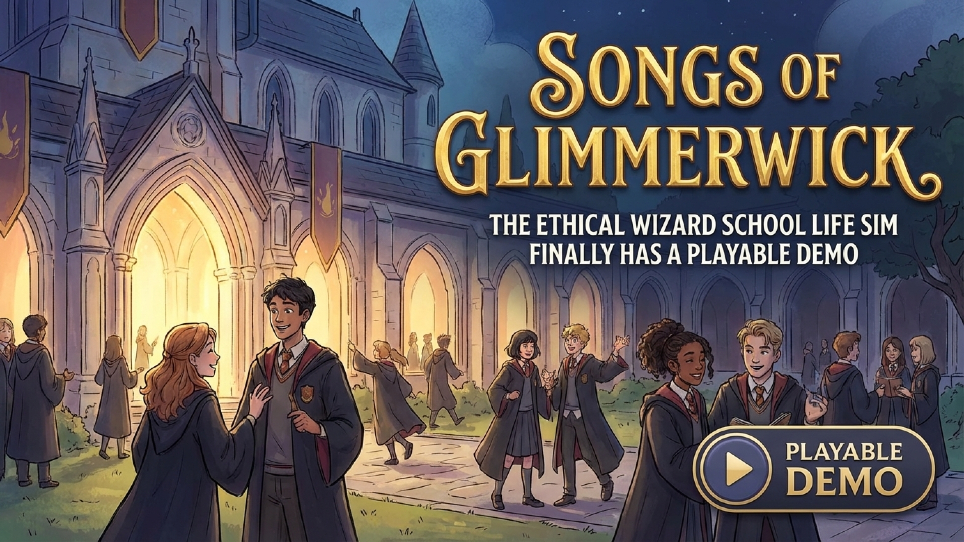 Songs of Glimmerwick: The Ethical Wizard School Life Sim Finally Has a Playable Demo