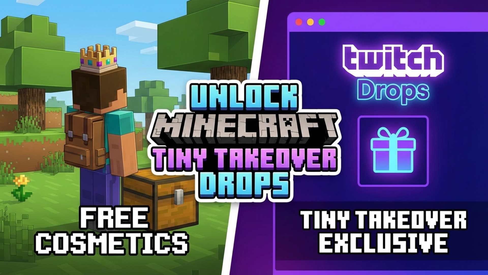 Unlock Exclusive Minecraft Tiny Takeover Twitch Drops: Get Your Free Hats & Cosmetics