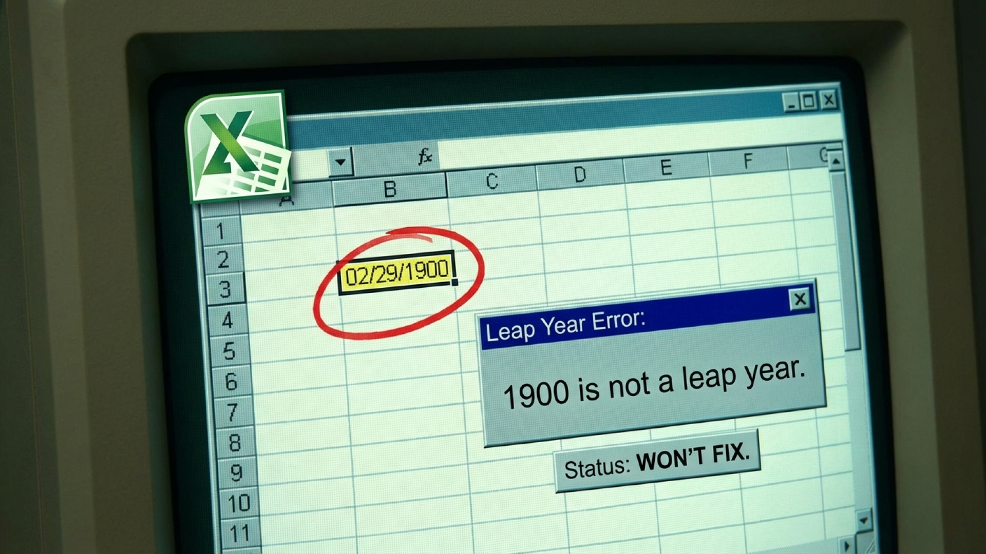 Why Microsoft Excel Still Thinks 1900 Was a Leap Year (And Why It Will Never Be Fixed)