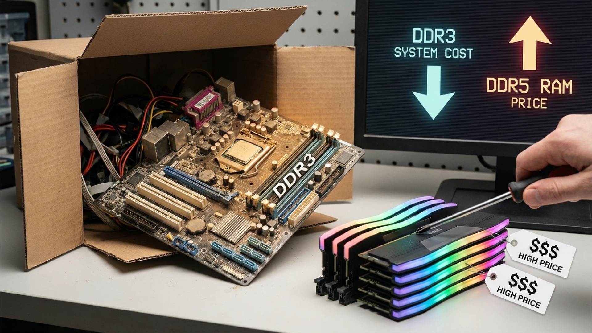 DDR3 Motherboards Resurface to Combat High RAM Prices