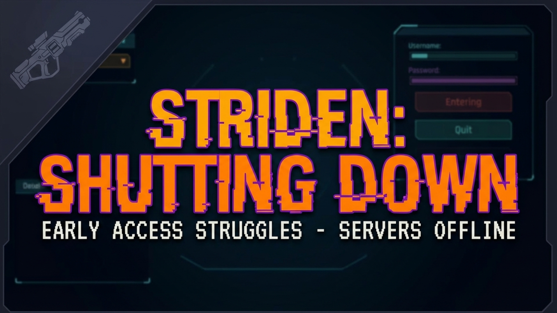 Unique Multiplayer Shooter ‘Striden’ Shuts Down After Early Access Struggles