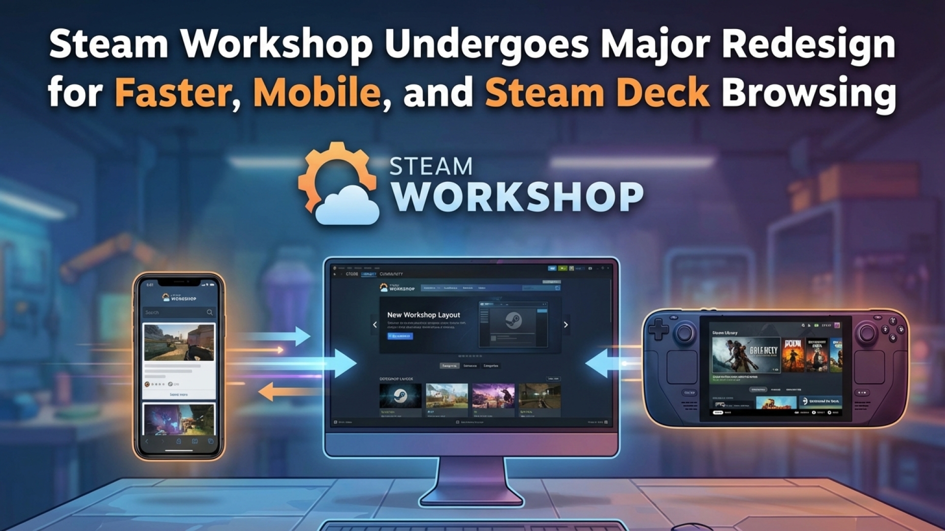Steam Workshop Undergoes Major Redesign for Faster, Mobile, and Steam Deck Browsing