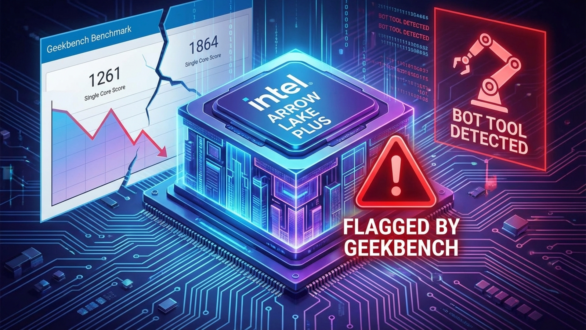Geekbench Flags Intel’s Arrow Lake Plus CPU Benchmarks Due to BOT Tool