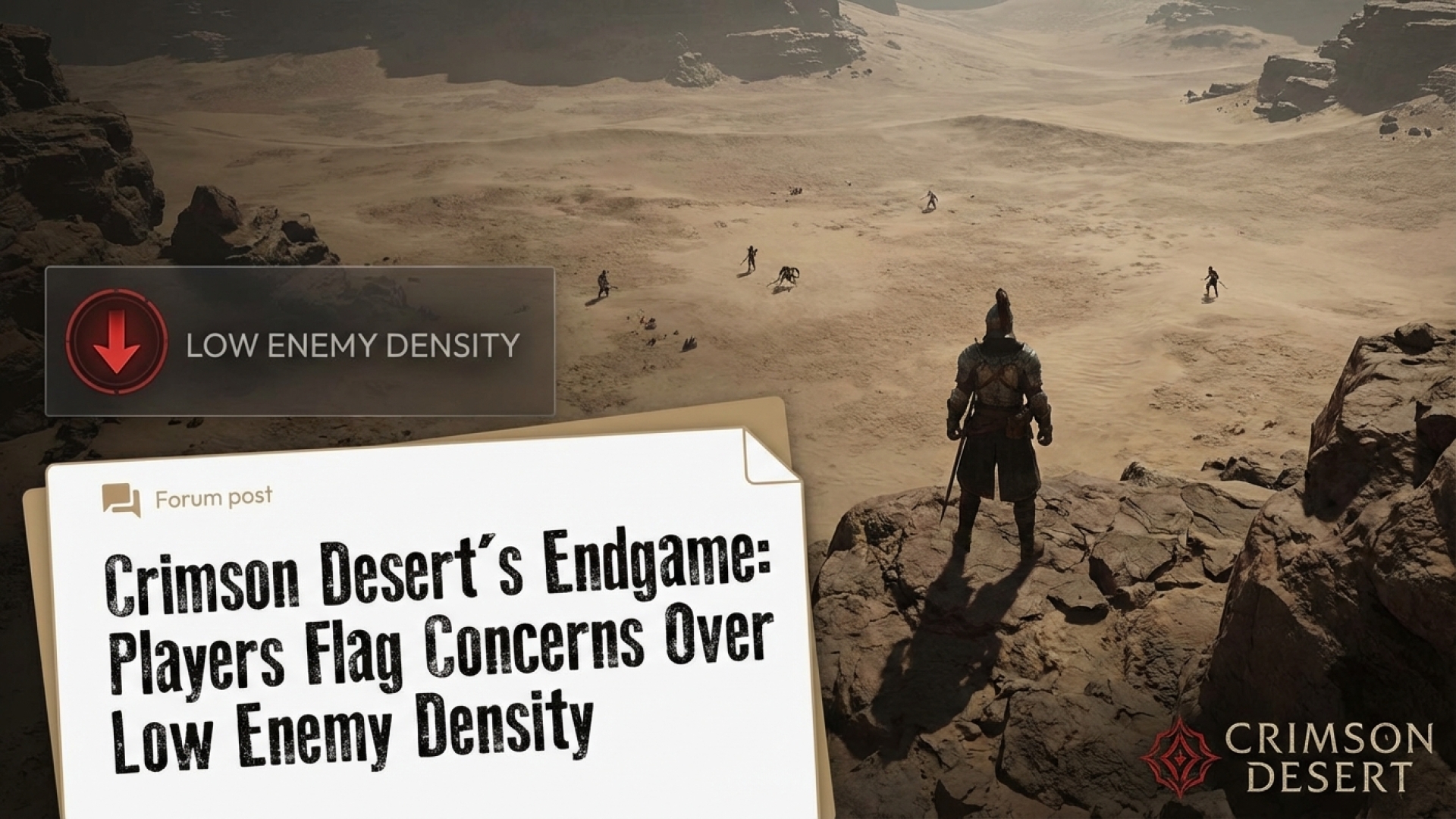 Crimson Desert’s Endgame: Players Flag Concerns Over Low Enemy Density