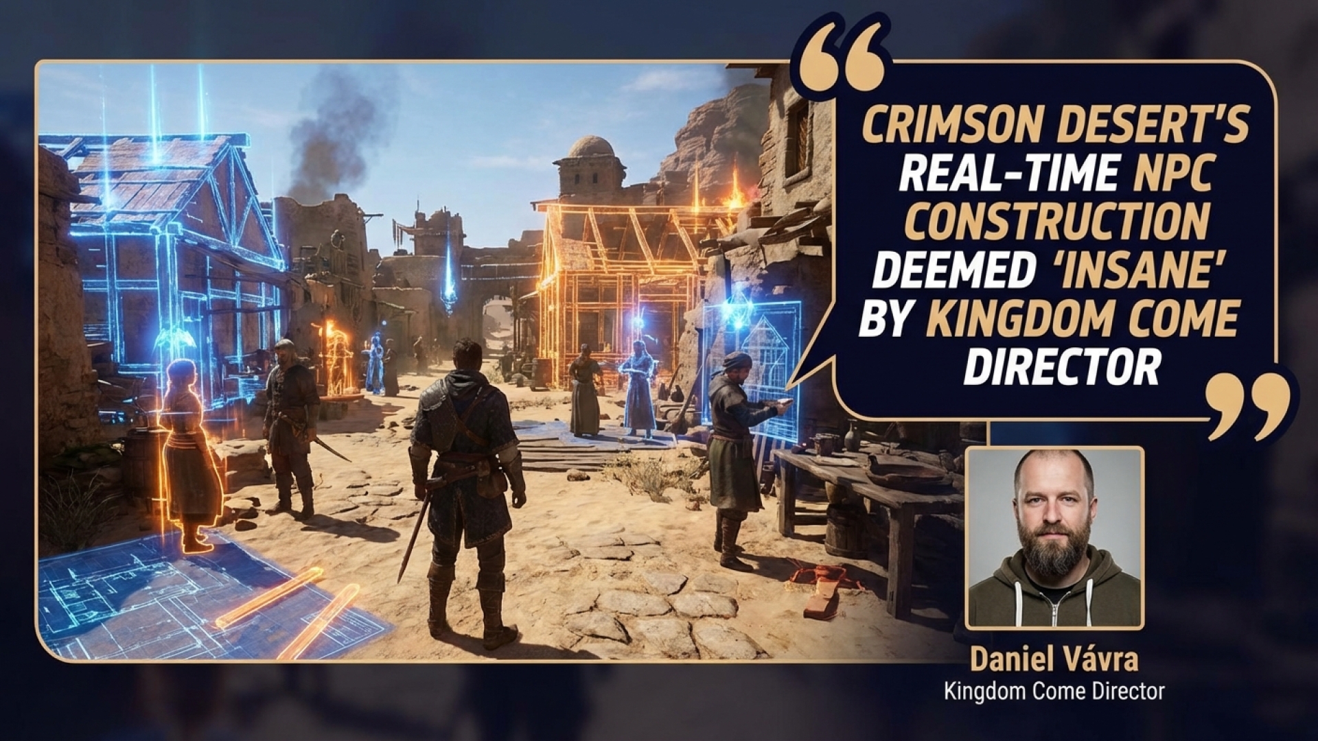 Crimson Desert’s Real-Time NPC Construction Features Deemed ‘Insane’ by Kingdom Come Director