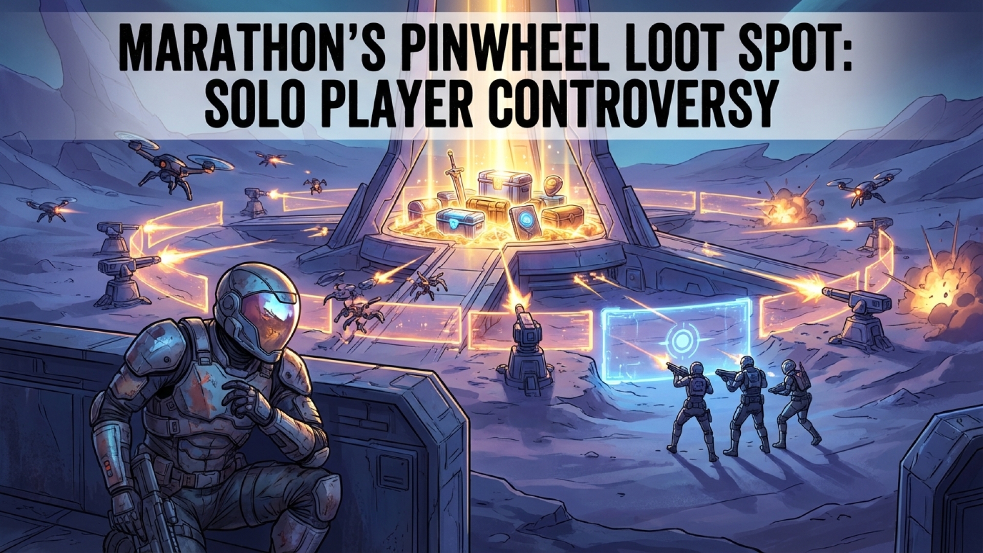 Marathon’s Pinwheel Loot Spot Now More Challenging and Lucrative, Stirring Solo Player Controversy