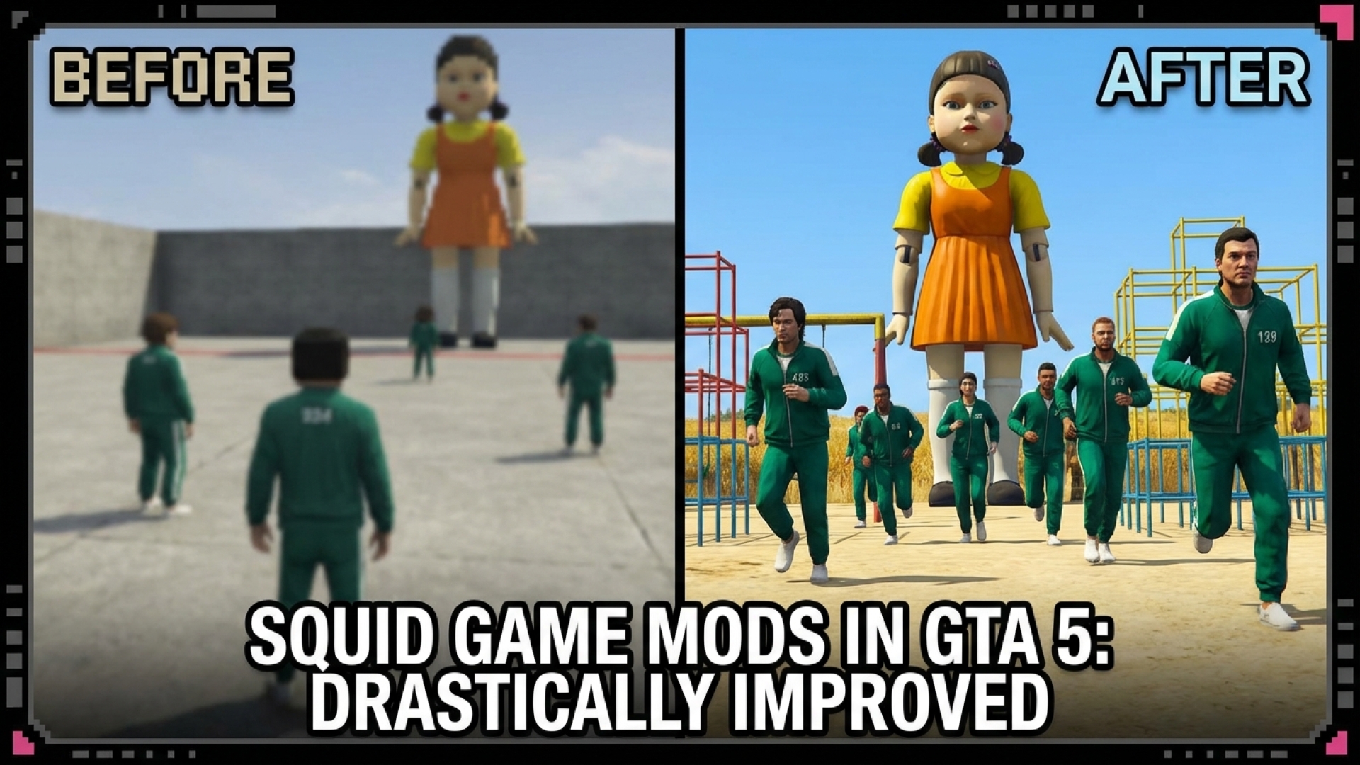 Squid Game Mods for GTA 5 Have Drastically Improved