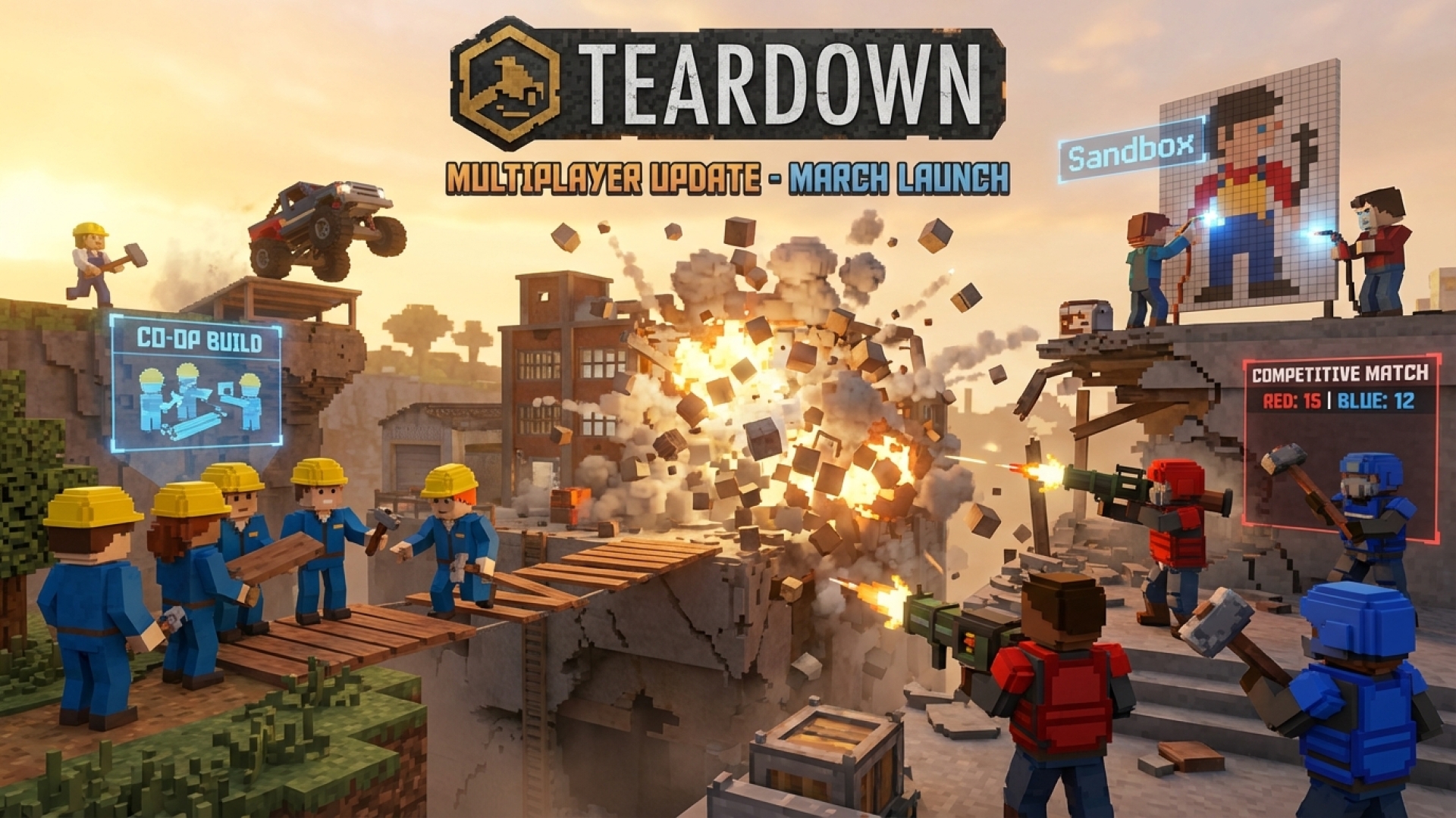 Teardown’s Massive Multiplayer Update Launches in March with Co-op, Competitive Modes, and Sandbox