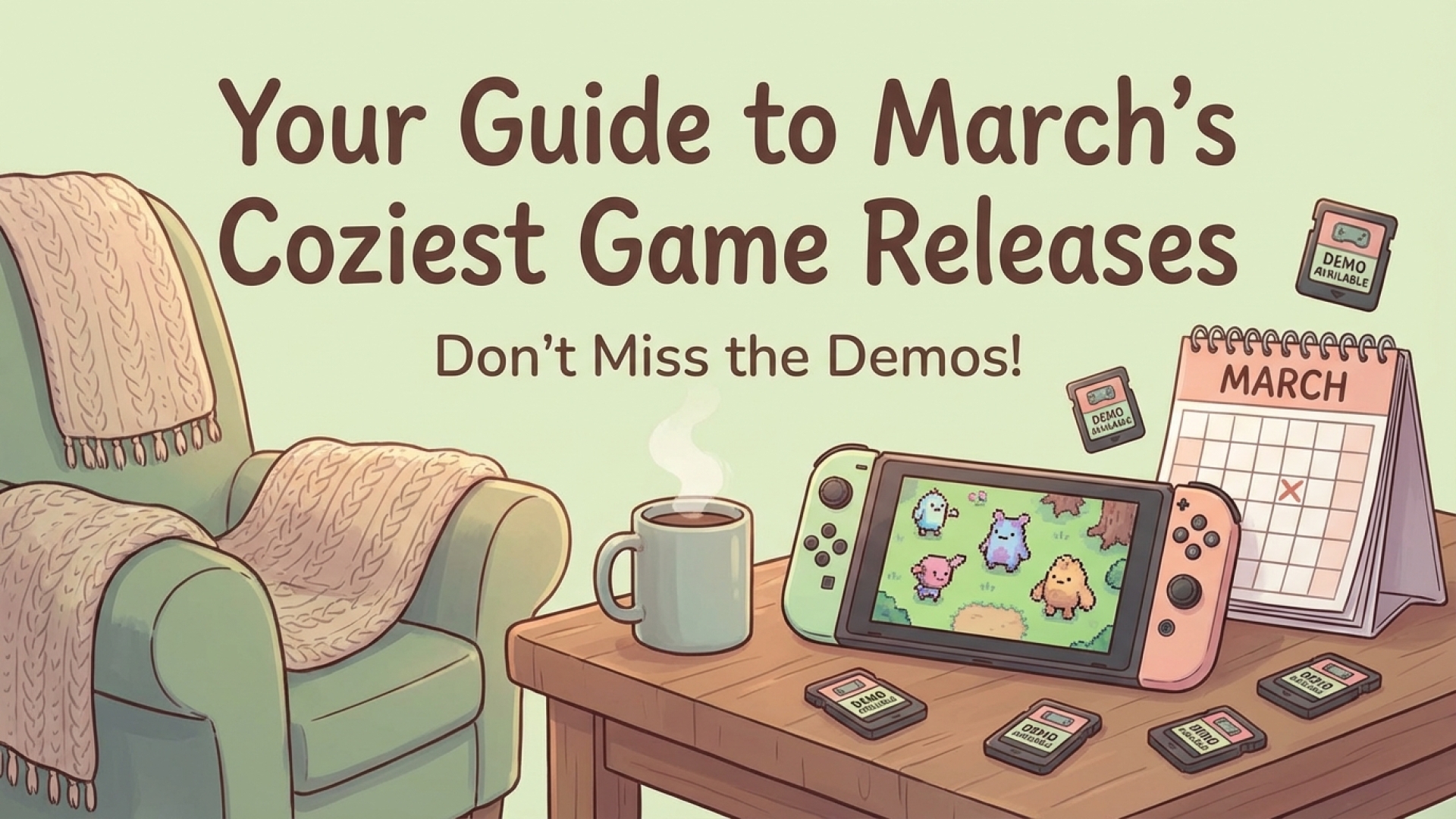 Your Guide to March’s Coziest Game Releases: Don’t Miss the Demos!