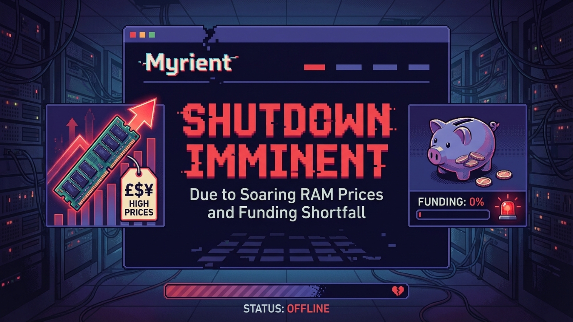 Popular ROM Site Myrient Shuts Down Due to Soaring RAM Prices and Funding Shortfall