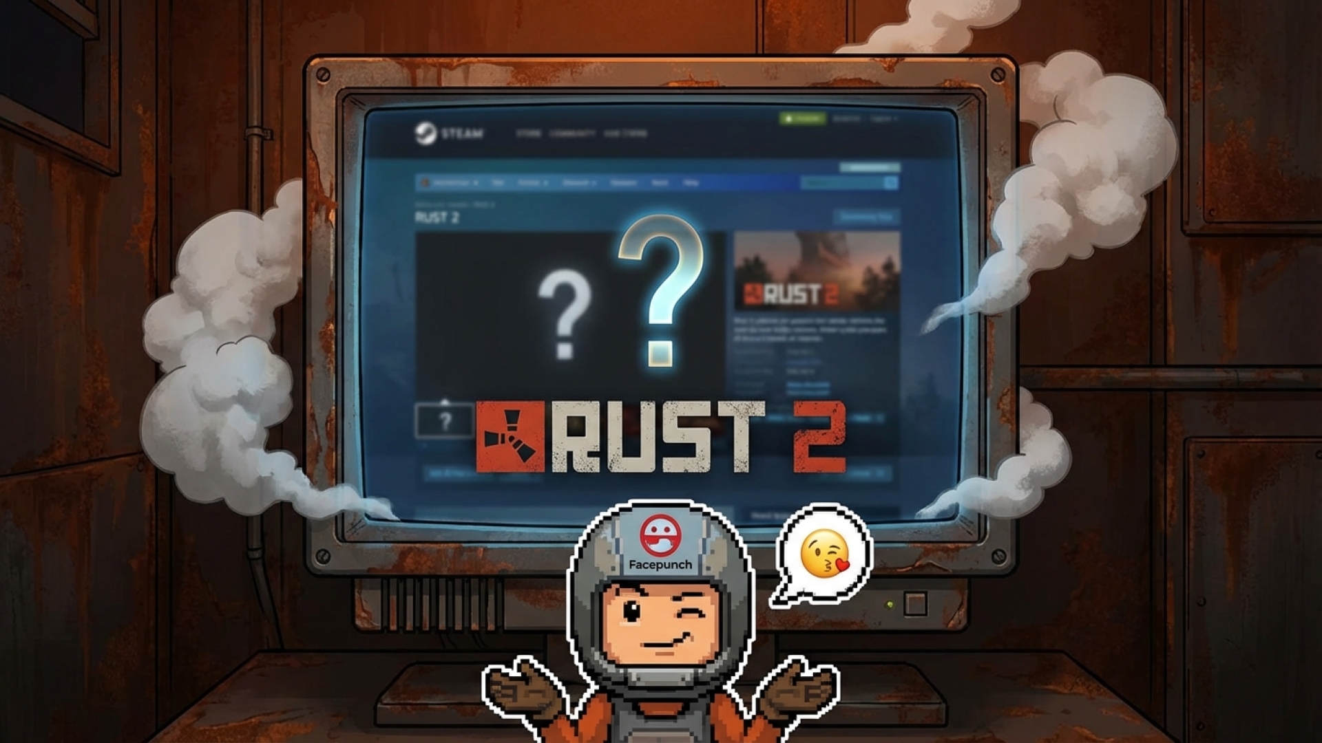 Mysterious Rust 2 Steam Page Appears, Facepunch Playfully Fuels Speculation