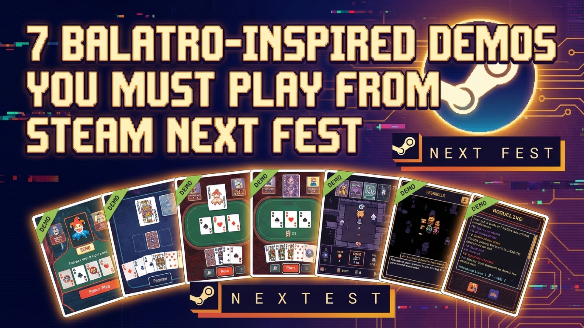 7 Balatro-Inspired Demos You Must Play from Steam Next Fest