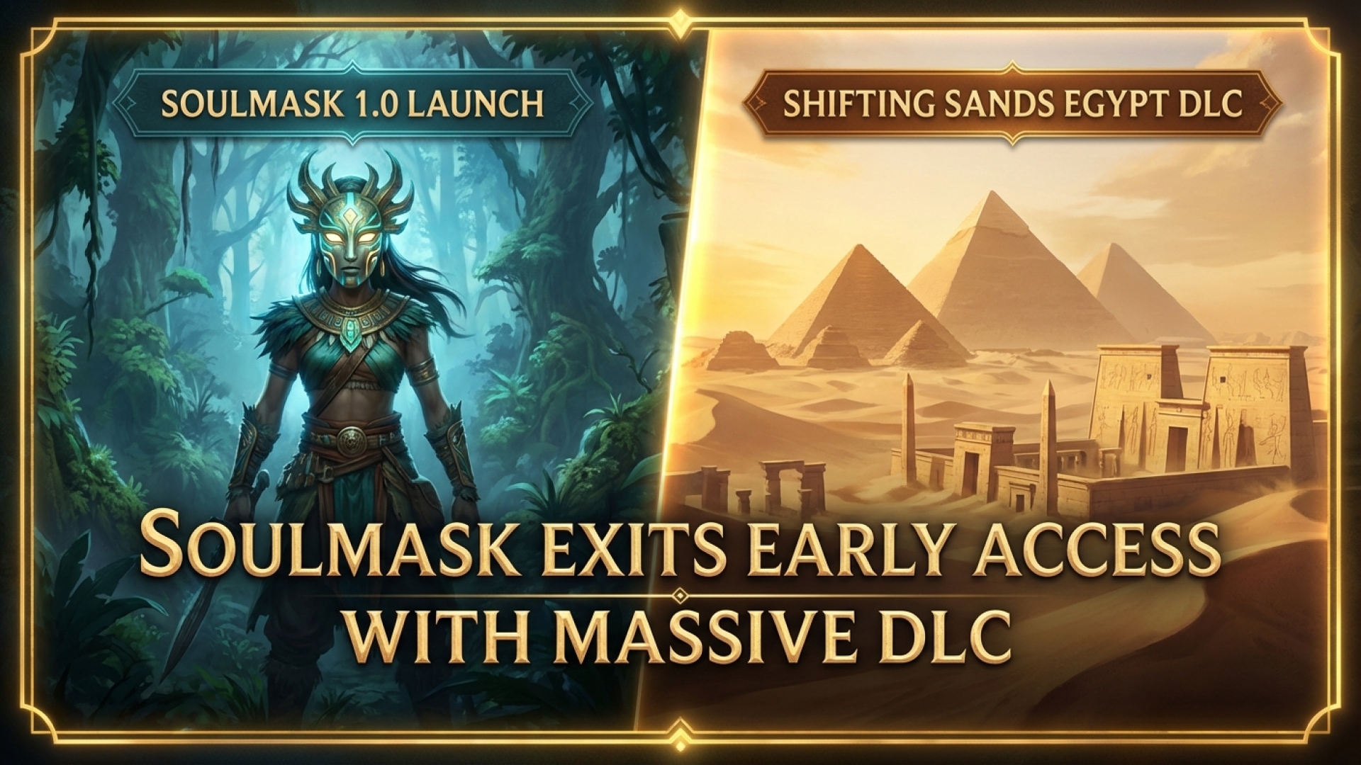 Soulmask Exits Early Access with 1.0 Launch and Massive ‘Shifting Sands’ Egypt DLC