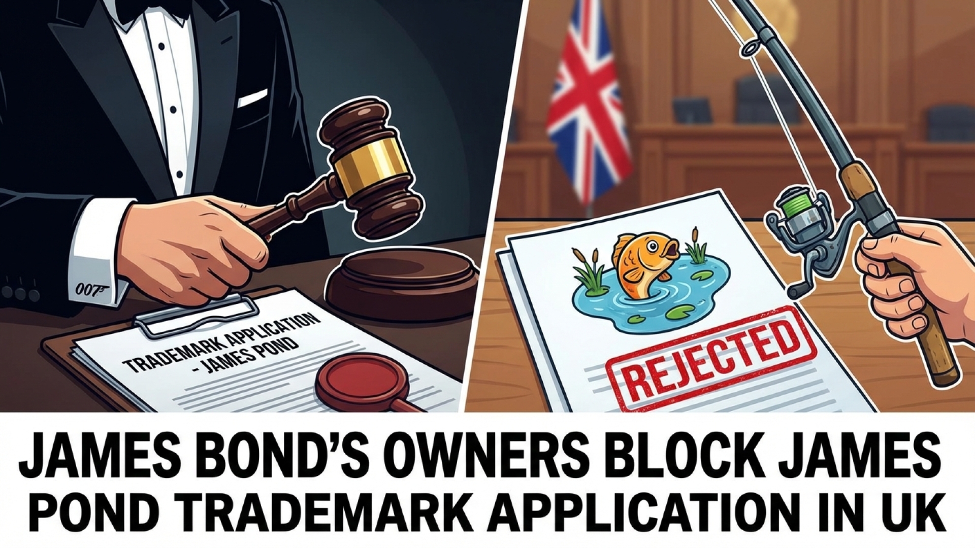 James Bond’s Owners Block James Pond Trademark Application in UK