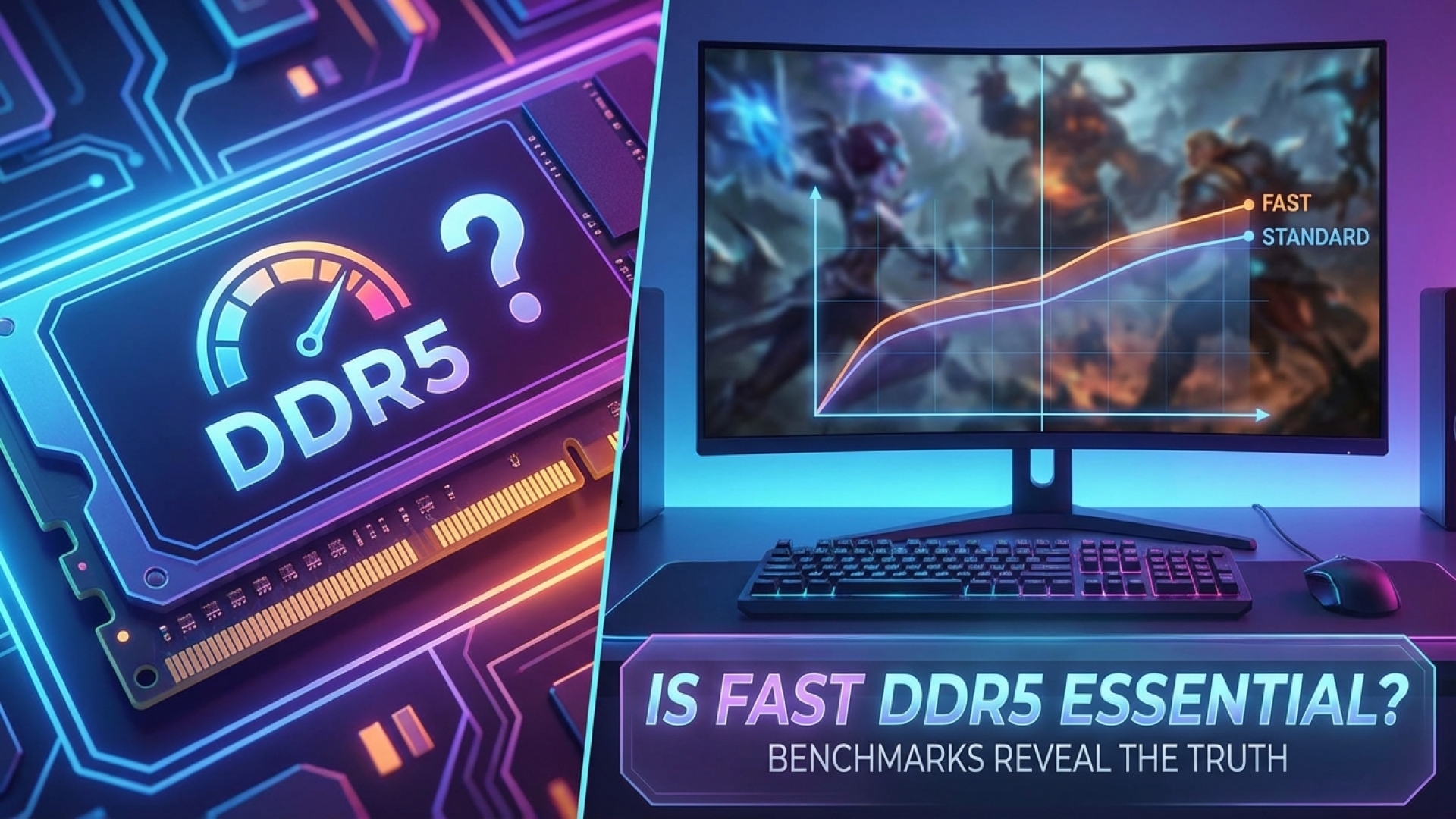 Is Fast DDR5 Memory Essential for Gaming? Benchmarks Reveal the Truth
