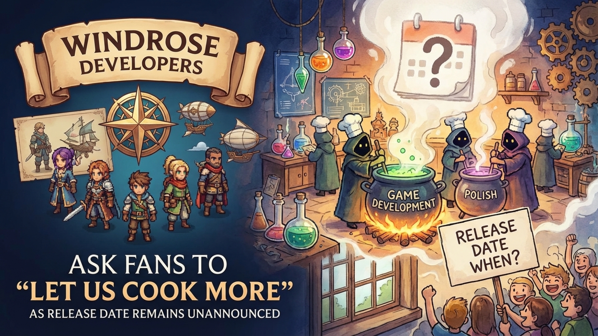 Windrose Developers Ask Fans to ‘Let Us Cook More’ as Release Date Remains Unannounced