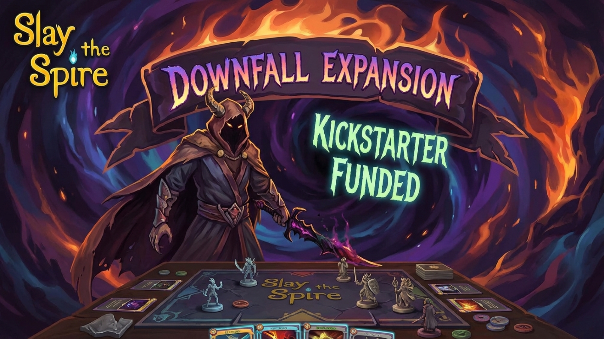 Slay the Spire Board Game Expands with ‘Downfall’ Mod-Inspired Content on Kickstarter