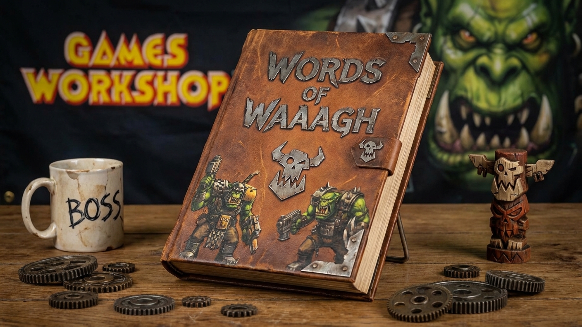 Games Workshop Announces ‘Words of Waaagh,’ a Coffee Table Book of Ork Wisdom