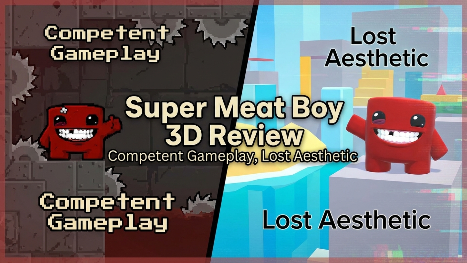 Super Meat Boy 3D Review: Competent Gameplay, Lost Aesthetic