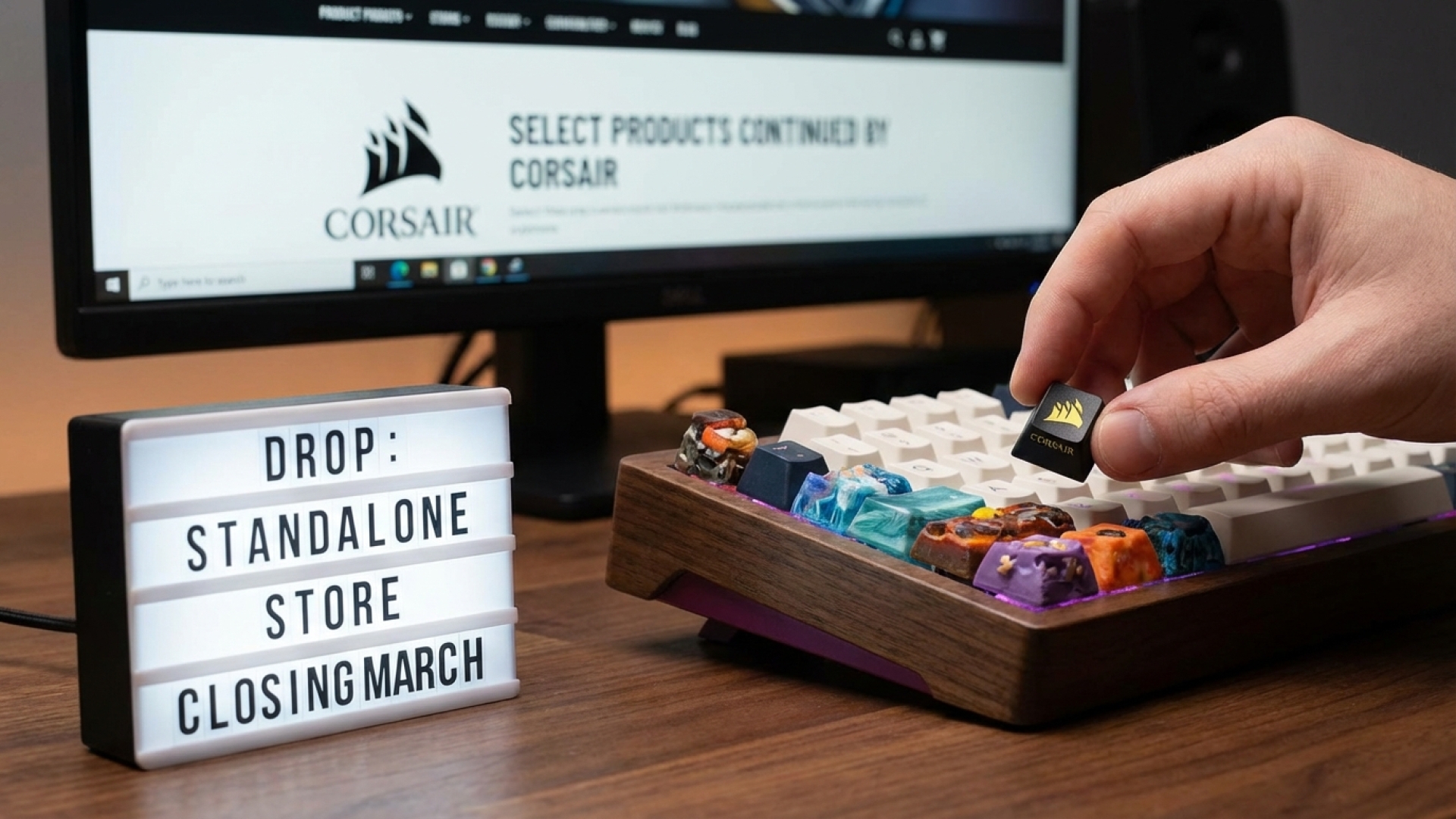 Custom Keyboard Retailer Drop to Close Standalone Store in March; Corsair to Continue Select Products