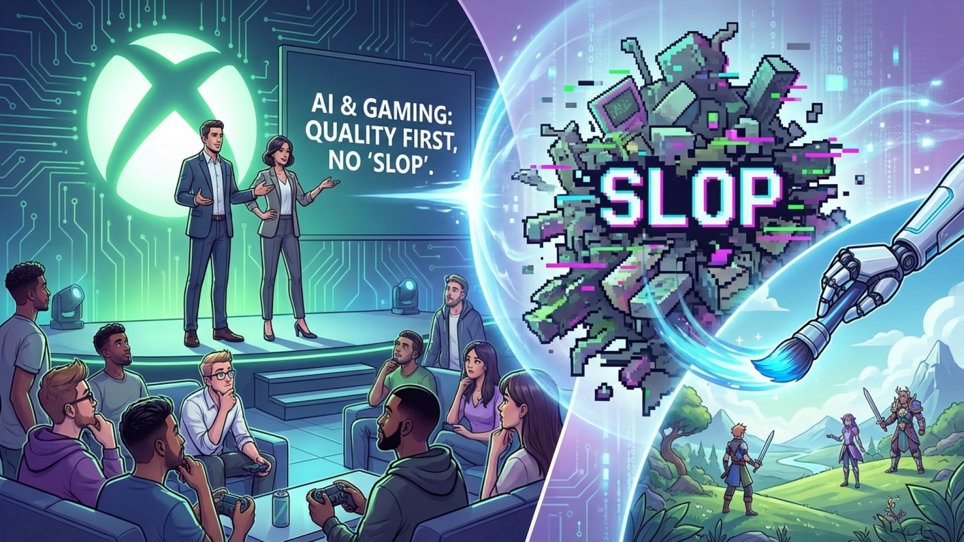 Xbox’s New Leaders Address AI Concerns, Promising No ‘Slop’ in Gaming Ecosystem