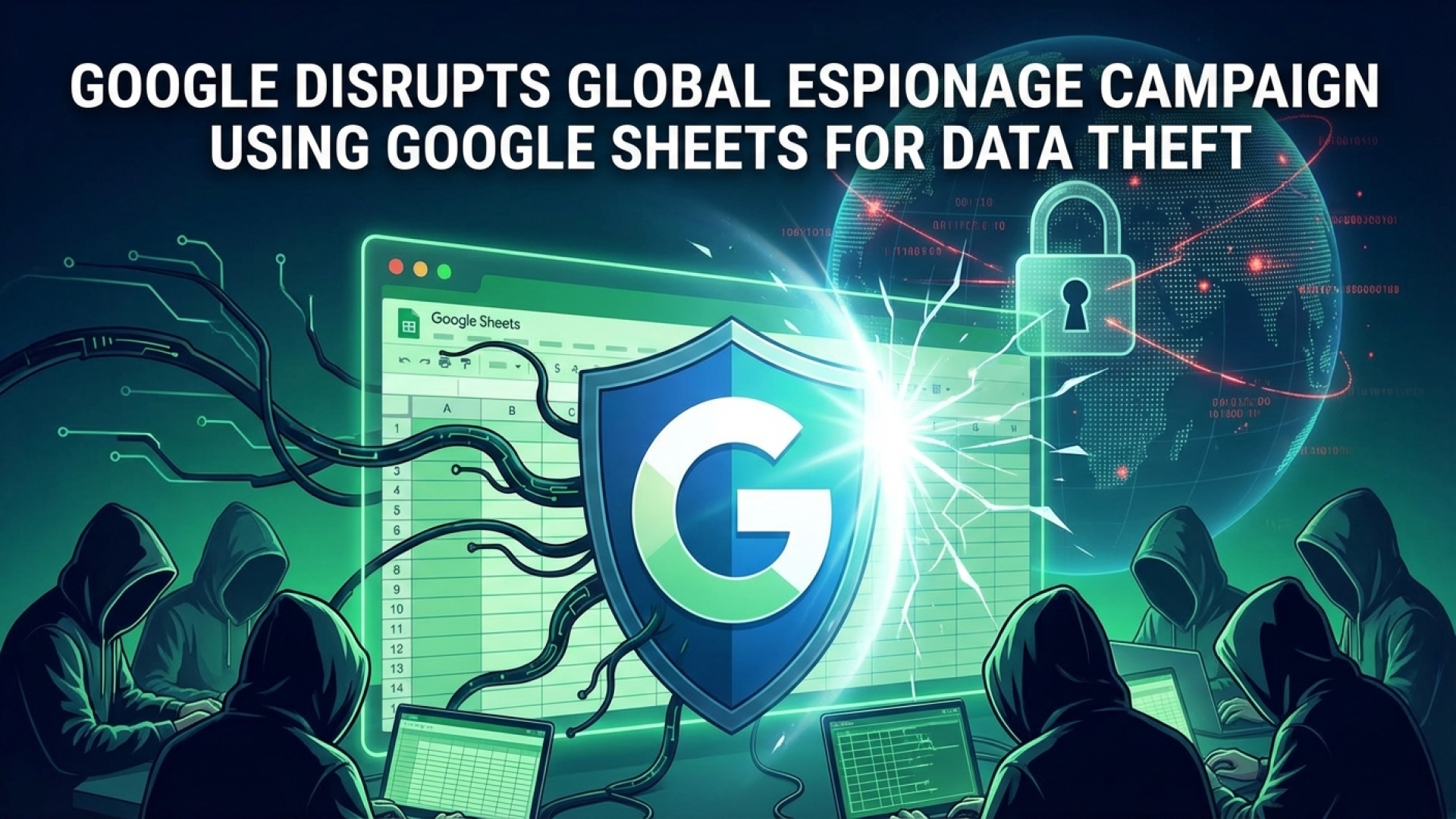 Google Disrupts Global Espionage Campaign Using Google Sheets for Data Theft