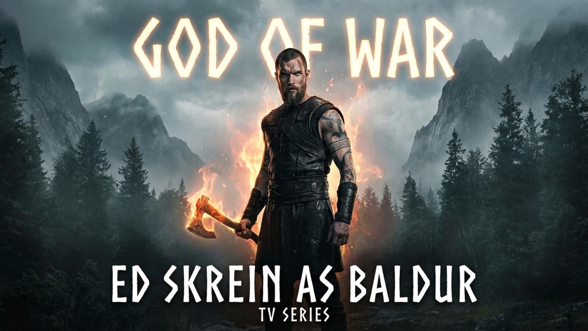 God of War TV Series Casts Ed Skrein as Baldur