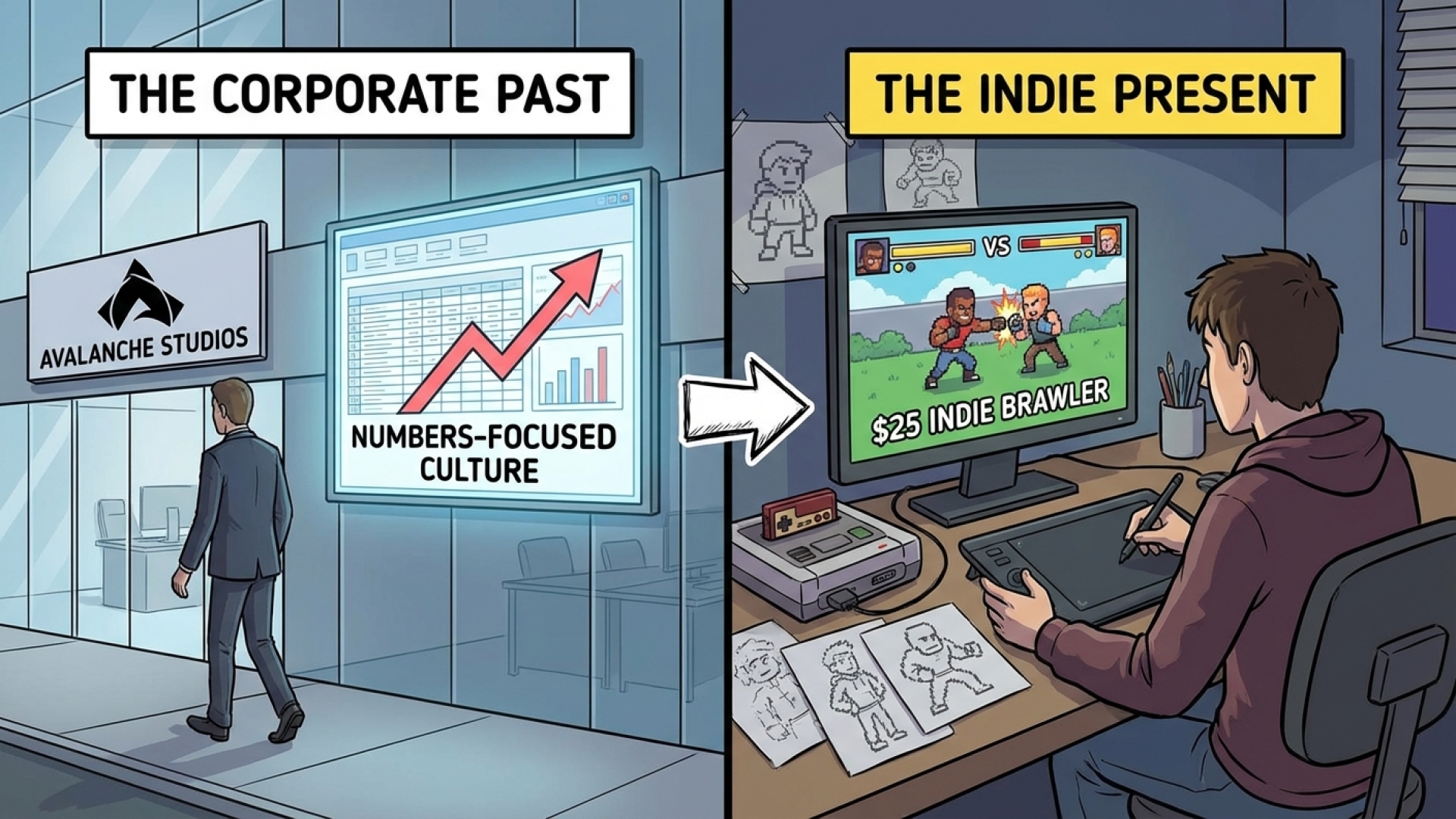 Just Cause Co-Founder Left Avalanche Studios Over ‘Numbers-Focused’ Culture, Now Making a $25 Indie Brawler