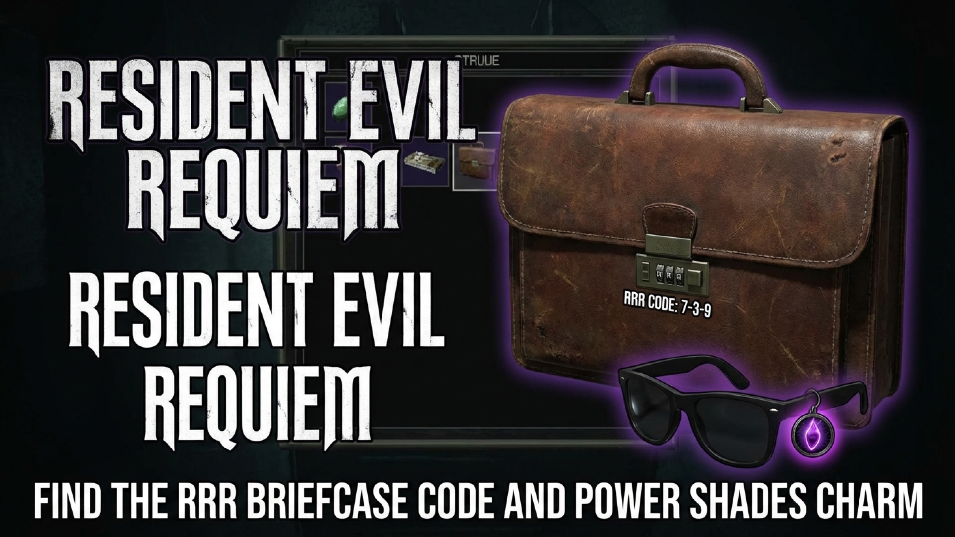 Resident Evil Requiem: Find the RRR Briefcase Code and Power Shades Charm