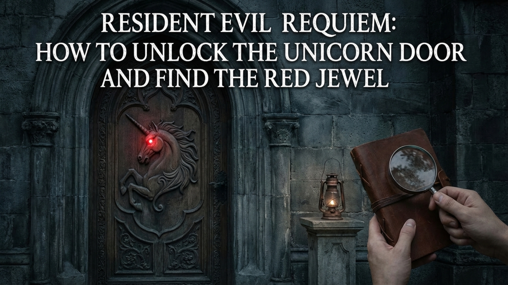 Resident Evil Requiem: How to Unlock the Unicorn Door and Find the Red Jewel