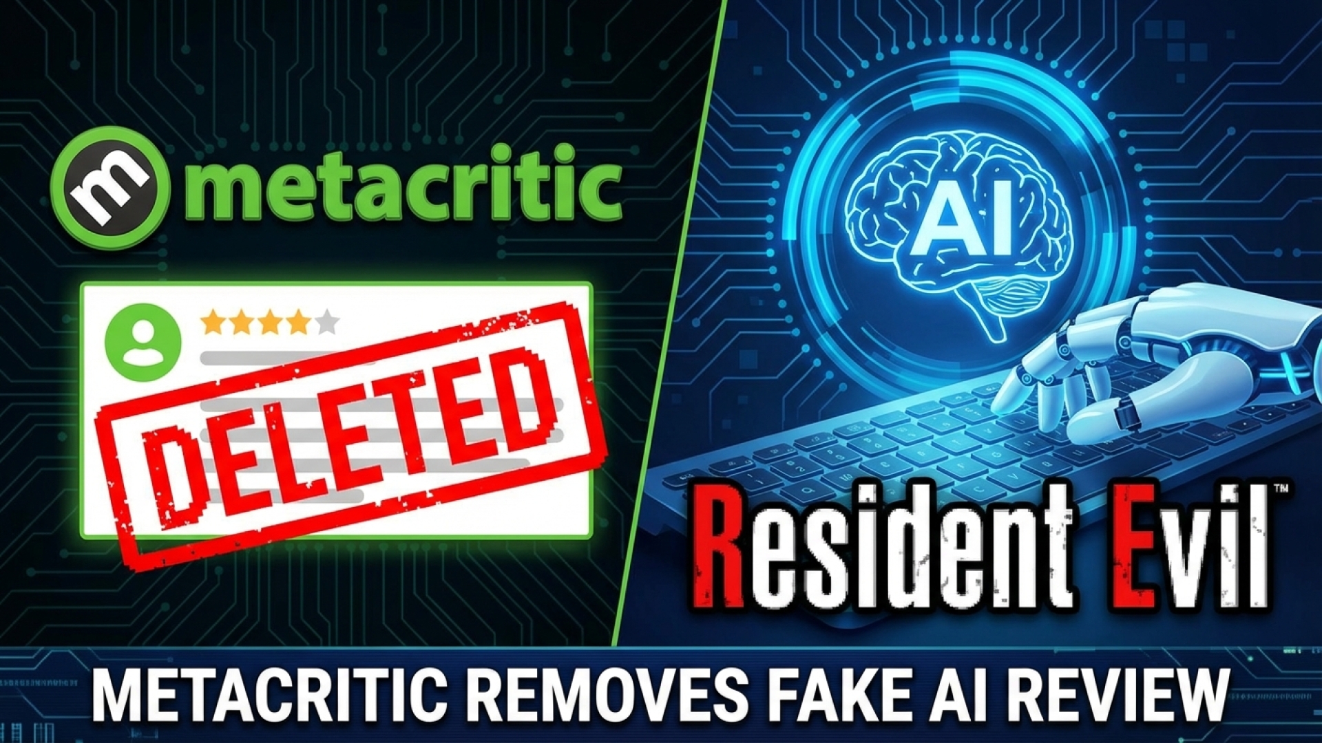 Metacritic Deletes AI-Generated Resident Evil Review from Fake Critic