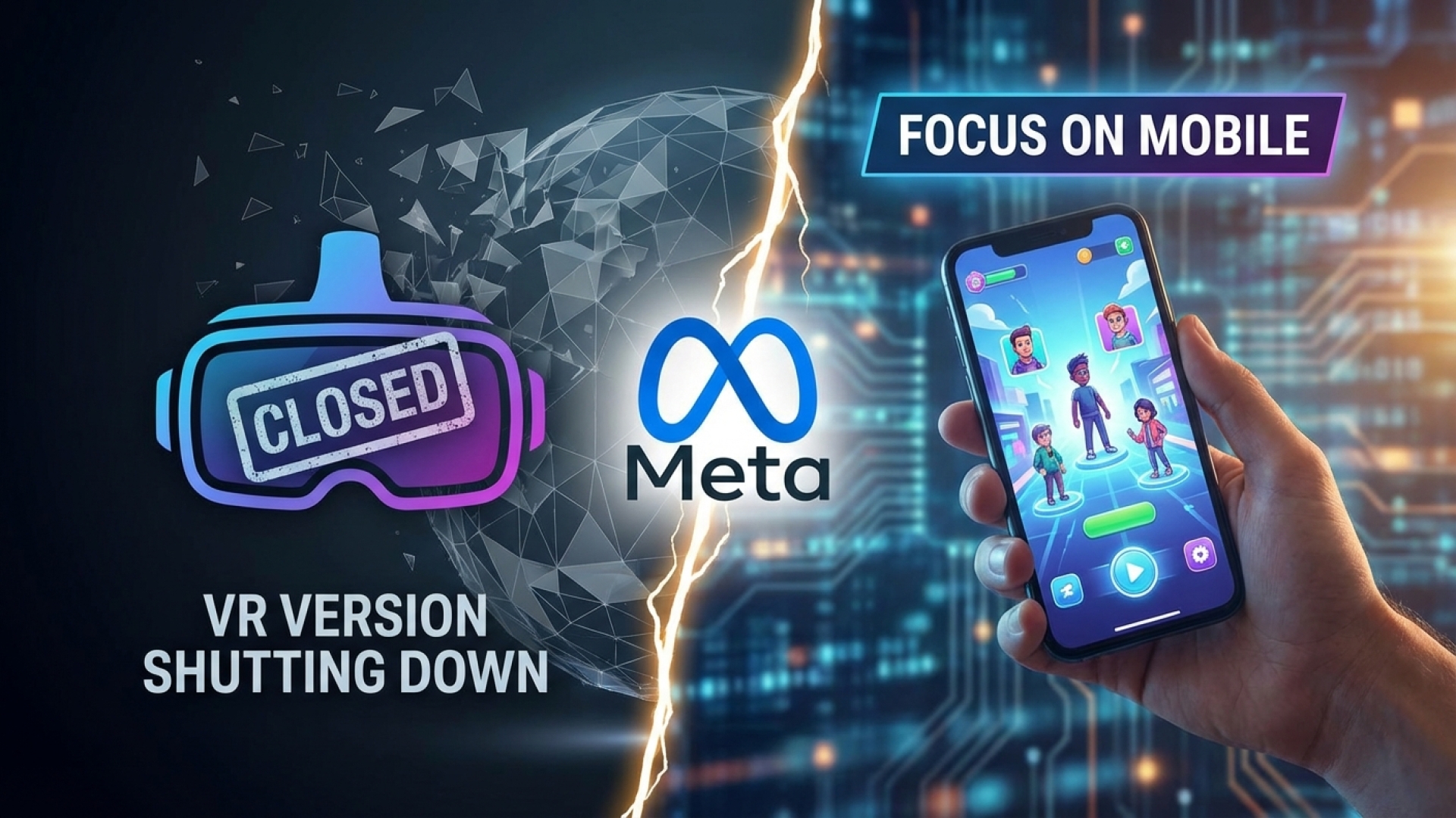 Meta Horizon Worlds Shutting Down VR Version to Focus on Mobile