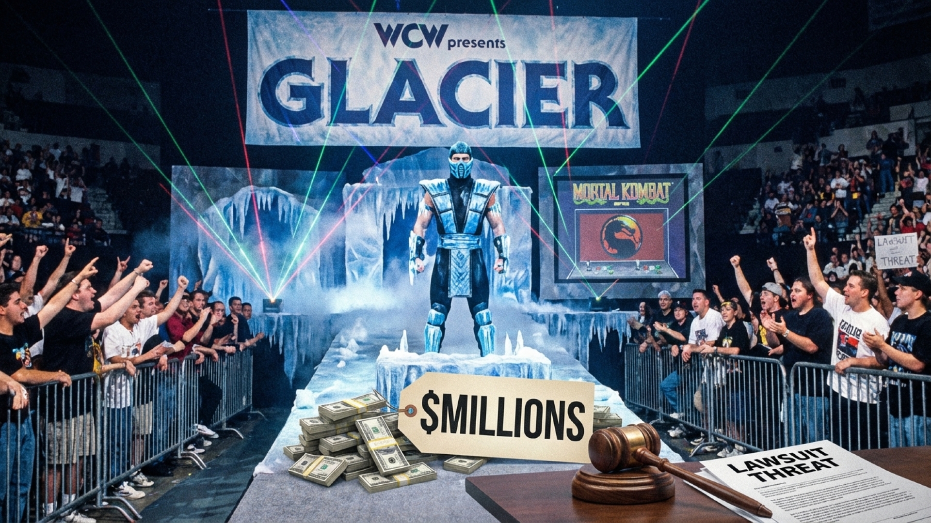 WCW’s Glacier: The Multi-Million Dollar Mortal Kombat Rip-off That Led to a Lawsuit Threat