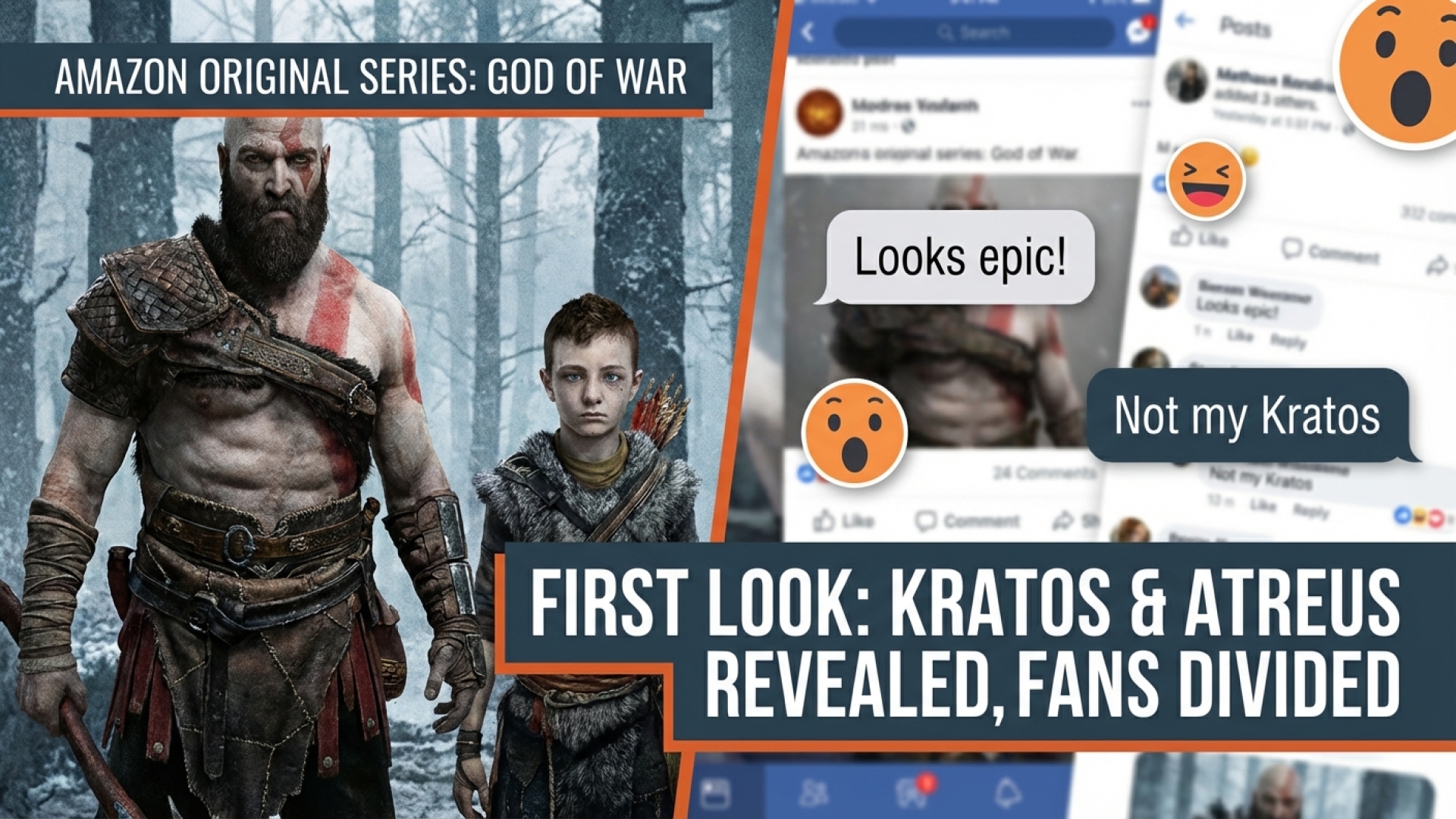 First Look at Amazon’s God of War Series: Kratos and Atreus Revealed, Sparks Mixed Fan Reactions
